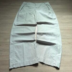 34x30 Tan Pleated Baggy Wide Leg Chino Pants Y2K Grunge Vintage 2000s